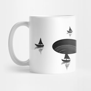 sailing boats and the black hole Mug